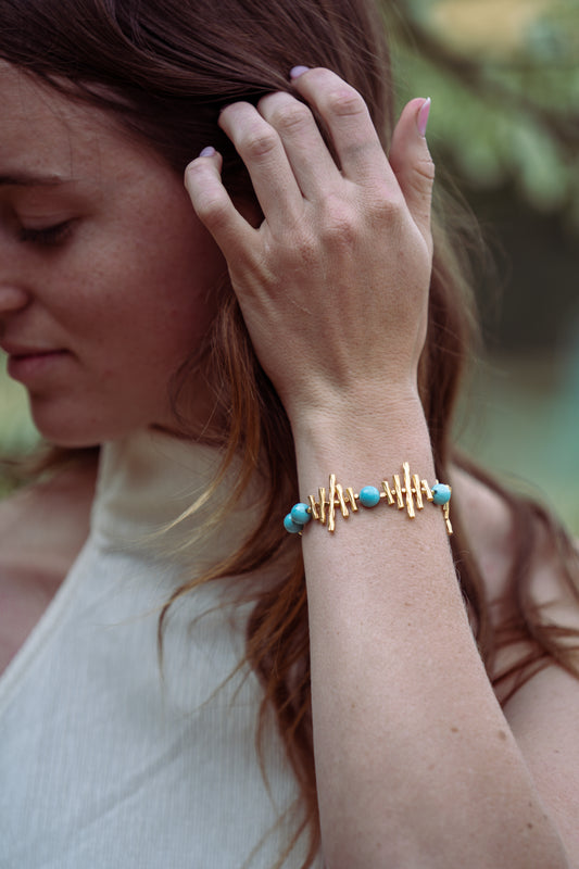 Amelie Bracelet in Turquoise