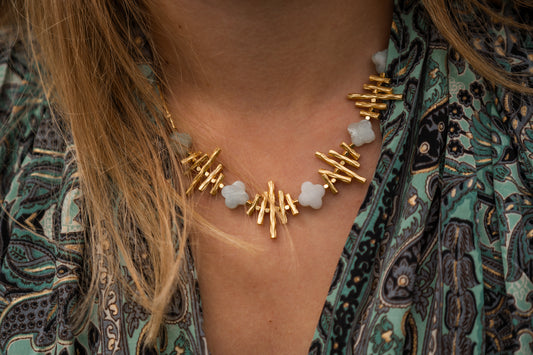 Leilani Necklace in Amazonite