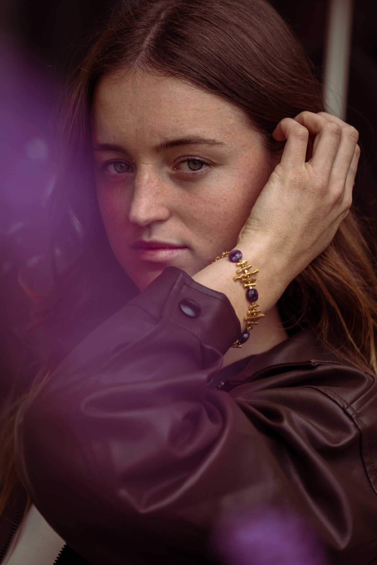 Amelie Bracelet in Amethyst