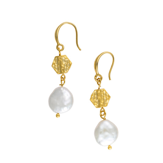 Aurora Small Pearl Earrings