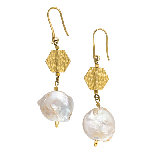 Aurora Large Pearl Earrings