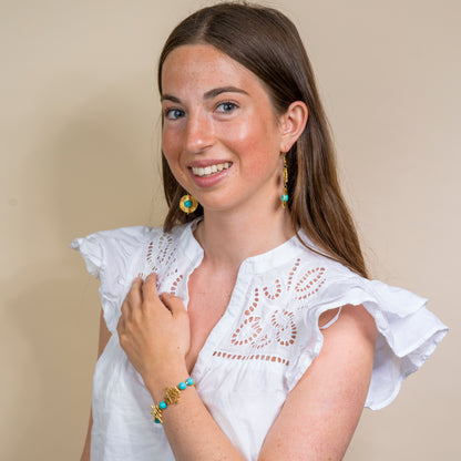 Amelie Bracelet in Turquoise