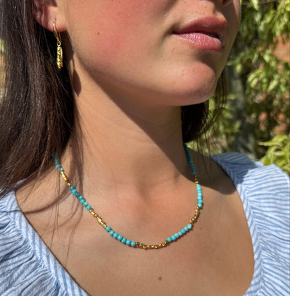 Lyra Necklace in Turquoise