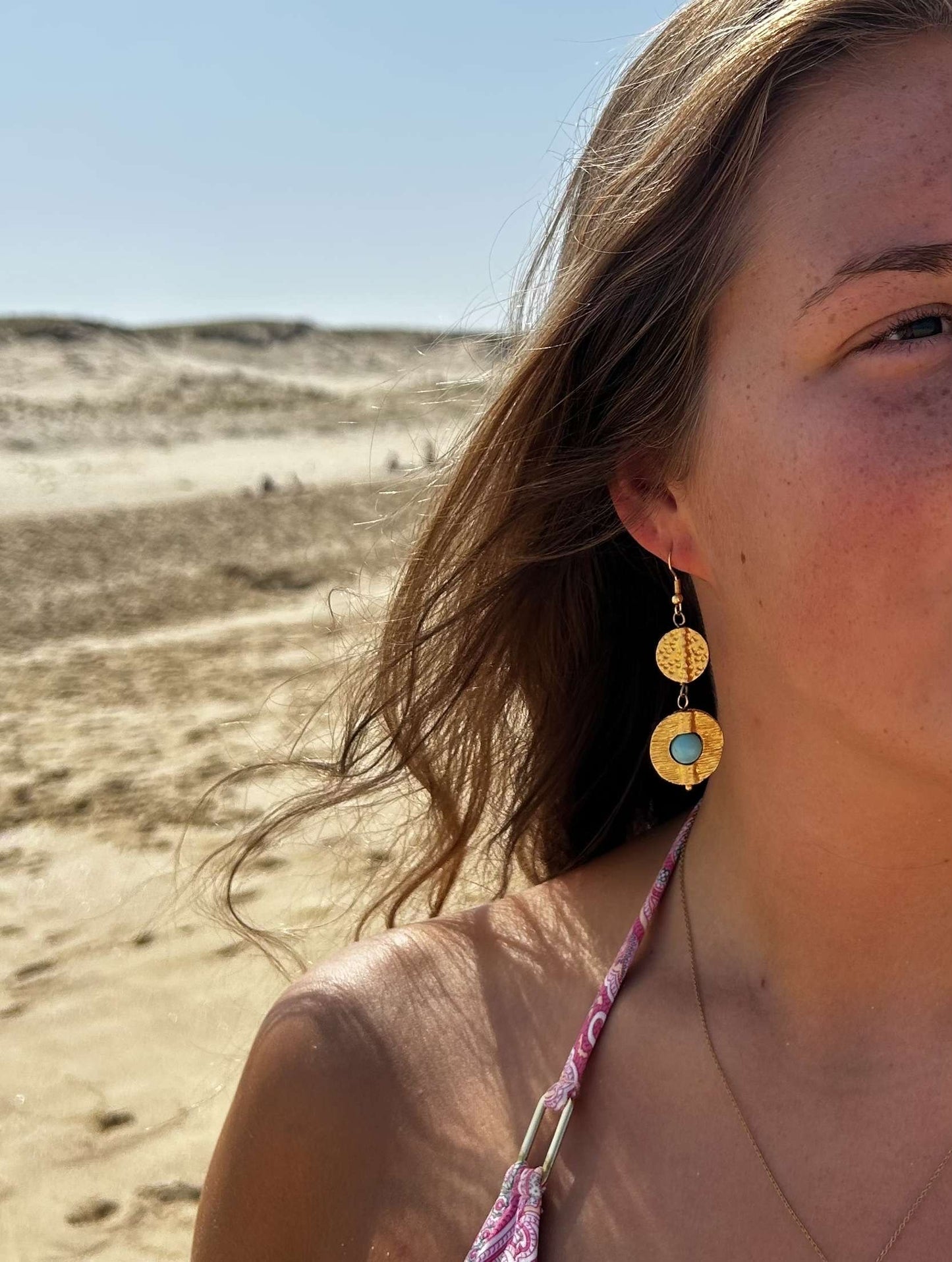 Cosima Earrings in Turquoise