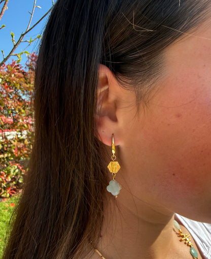Leilani Earrings in Amazonite