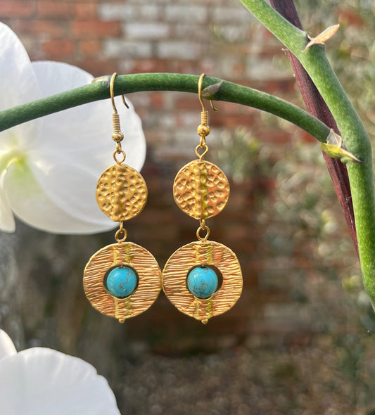 Cosima Earrings in Turquoise