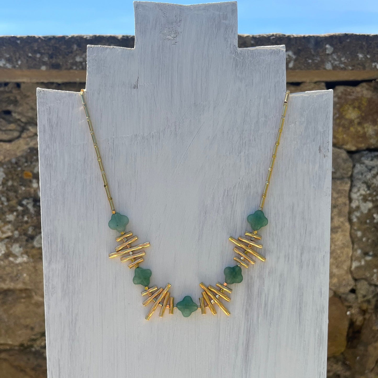Leilani Necklace in Aventurine