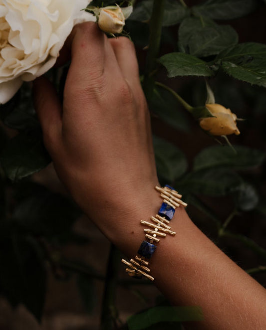 Amelie Bracelet in Lapis Lazuli